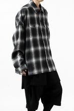 画像をギャラリービューアに読み込む, FACETASM CHECK ZIPPER SHIRT (BLACK)