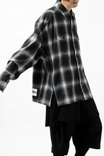 画像をギャラリービューアに読み込む, FACETASM CHECK ZIPPER SHIRT (BLACK)