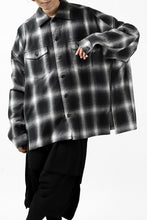 画像をギャラリービューアに読み込む, FACETASM CHECK ZIPPER SHIRT (BLACK)