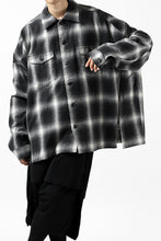 画像をギャラリービューアに読み込む, FACETASM CHECK ZIPPER SHIRT (BLACK)