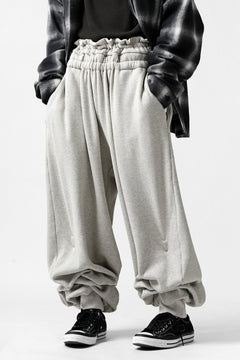 画像をギャラリービューアに読み込む, FACETASM SUPER BIG SWEAT PANTS (GREY)