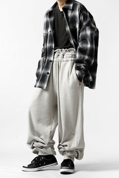 画像をギャラリービューアに読み込む, FACETASM SUPER BIG SWEAT PANTS (GREY)