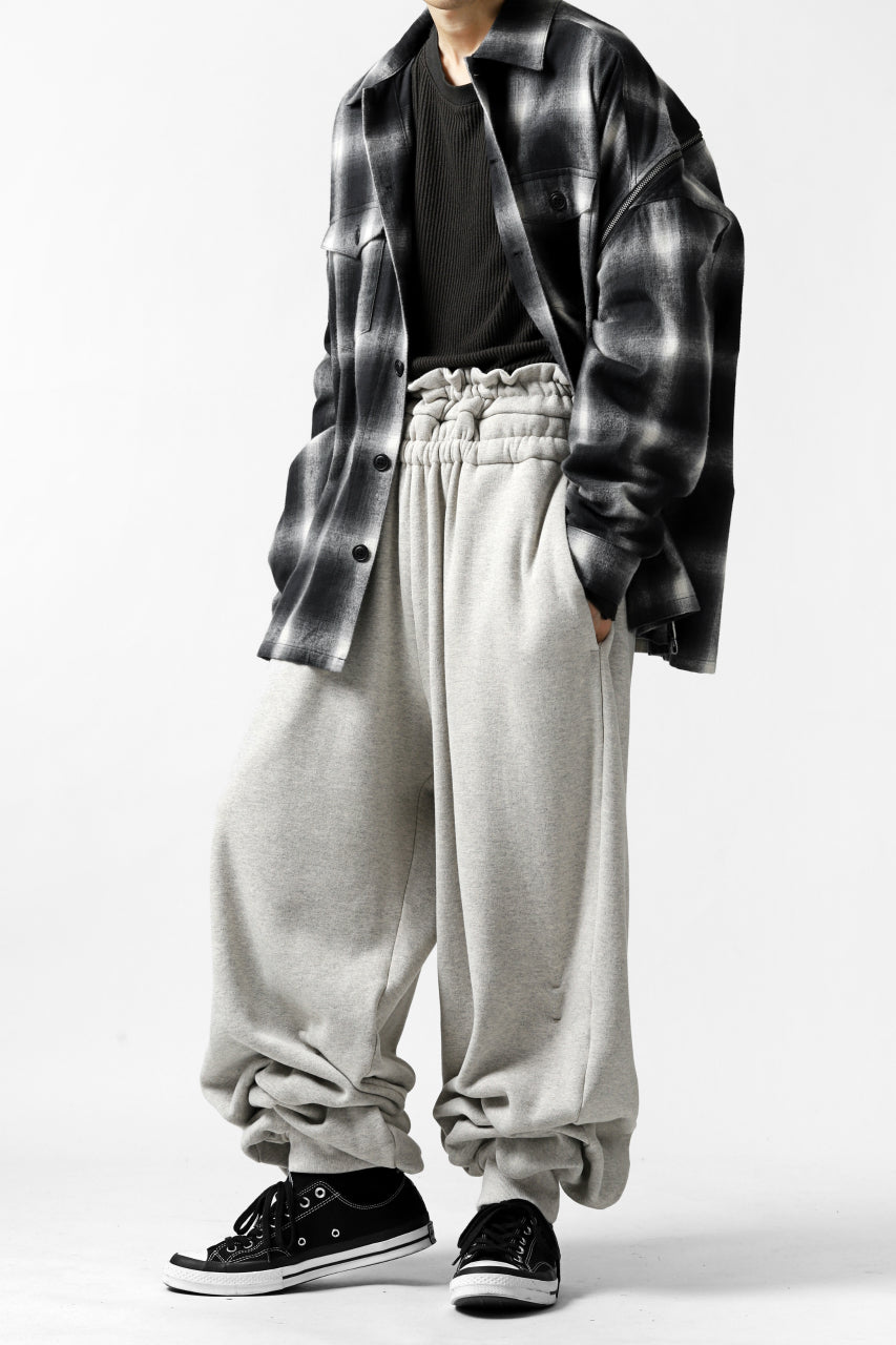 画像をギャラリービューアに読み込む, FACETASM SUPER BIG SWEAT PANTS (GREY)