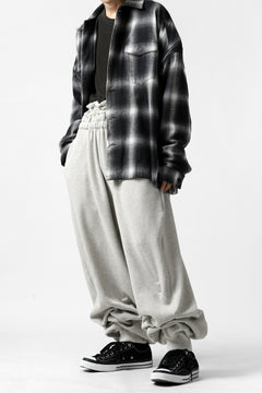 画像をギャラリービューアに読み込む, FACETASM SUPER BIG SWEAT PANTS (GREY)