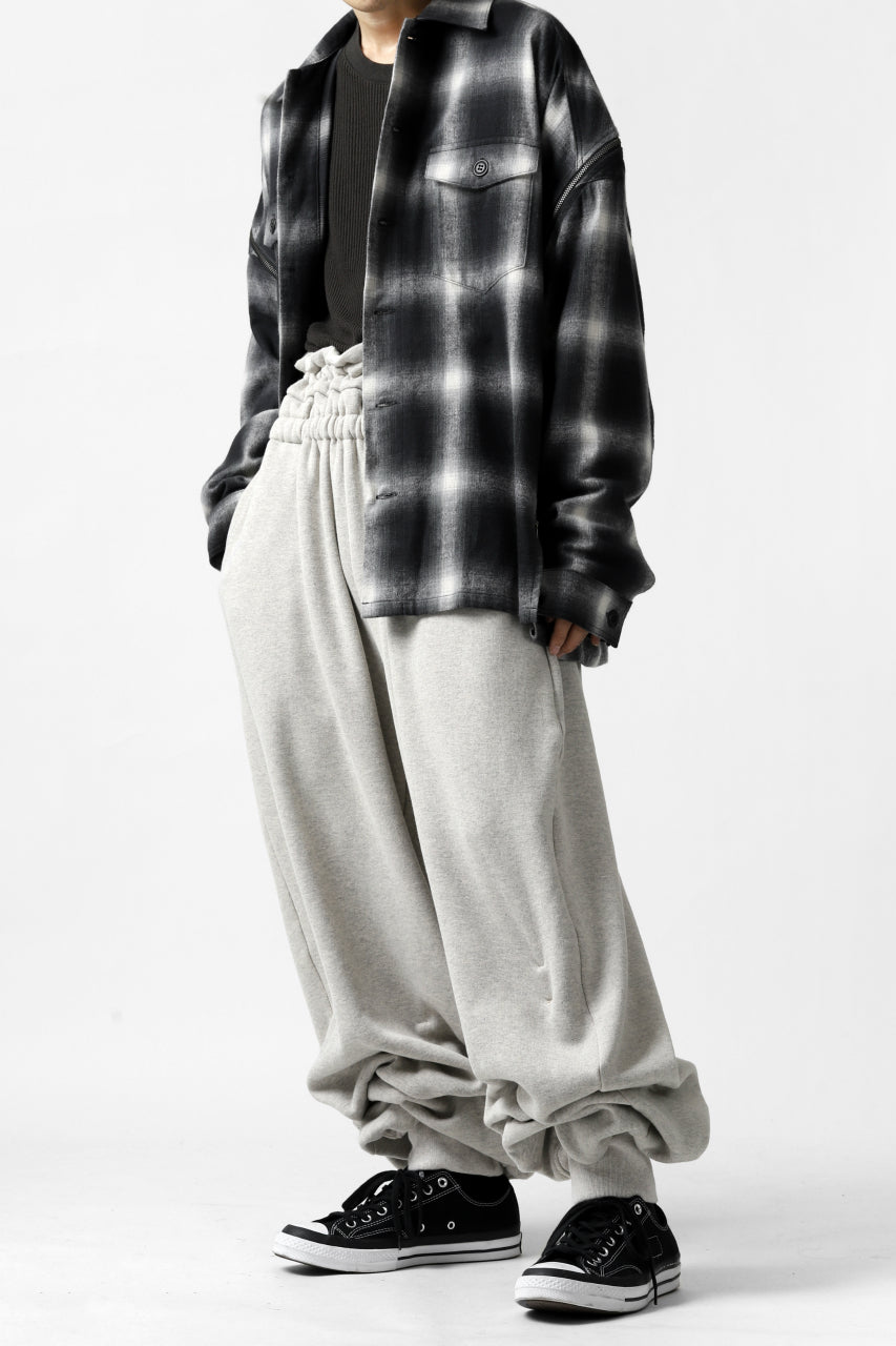 画像をギャラリービューアに読み込む, FACETASM SUPER BIG SWEAT PANTS (GREY)