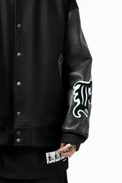 画像をギャラリービューアに読み込む, FACETASM "F" STADIUM JACKET (BLACK)