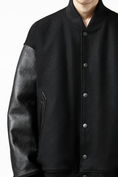 画像をギャラリービューアに読み込む, FACETASM "F" STADIUM JACKET (BLACK)