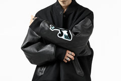 画像をギャラリービューアに読み込む, FACETASM "F" STADIUM JACKET (BLACK)