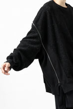 画像をギャラリービューアに読み込む, FACETASM FLEECE ZIPPER SWEAT PULLOVER (BLACK)