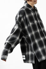 画像をギャラリービューアに読み込む, FACETASM CHECK ZIPPER SHIRT (BLACK)