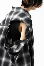 画像をギャラリービューアに読み込む, FACETASM CHECK ZIPPER SHIRT (BLACK)