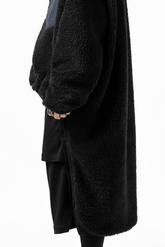 画像をギャラリービューアに読み込む, FACETASM HIGH-LOW ZIPPER FLEECE JACKET (BLACK)