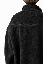 画像をギャラリービューアに読み込む, FACETASM HIGH-LOW ZIPPER FLEECE JACKET (BLACK)