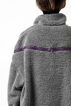 画像をギャラリービューアに読み込む, FACETASM HIGH-LOW ZIPPER FLEECE JACKET (GREY)