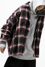 画像をギャラリービューアに読み込む, FACETASM CHECK ZIPPER SHIRT (RED)