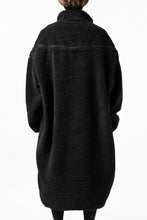 画像をギャラリービューアに読み込む, FACETASM HIGH-LOW ZIPPER FLEECE JACKET (BLACK)