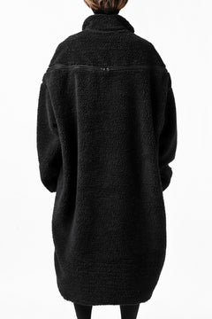 画像をギャラリービューアに読み込む, FACETASM HIGH-LOW ZIPPER FLEECE JACKET (BLACK)