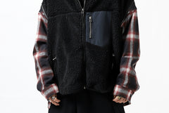 画像をギャラリービューアに読み込む, FACETASM CHECK ZIPPER SHIRT (RED)