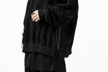 画像をギャラリービューアに読み込む, FACETASM FLEECE ZIPPER SWEAT PULLOVER (BLACK)
