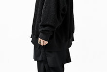 画像をギャラリービューアに読み込む, FACETASM FLEECE ZIPPER SWEAT PULLOVER (BLACK)