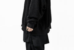 画像をギャラリービューアに読み込む, FACETASM FLEECE ZIPPER SWEAT PULLOVER (BLACK)