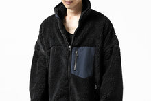 画像をギャラリービューアに読み込む, FACETASM HIGH-LOW ZIPPER FLEECE JACKET (BLACK)