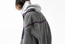 画像をギャラリービューアに読み込む, FACETASM HIGH-LOW ZIPPER FLEECE JACKET (GREY)