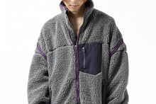 画像をギャラリービューアに読み込む, FACETASM HIGH-LOW ZIPPER FLEECE JACKET (GREY)