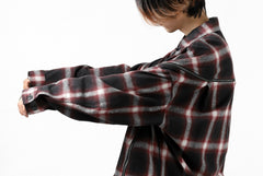 画像をギャラリービューアに読み込む, FACETASM CHECK ZIPPER SHIRT (RED)