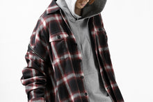 画像をギャラリービューアに読み込む, FACETASM CHECK ZIPPER SHIRT (RED)