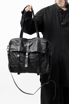 画像をギャラリービューアに読み込む, PAL OFFNER 2WAY FLAP BAG LARGE / CALF LEATHER (BLACK)