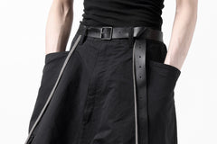 画像をギャラリービューアに読み込む, PAL OFFNER EASY BELT THIN / CALF LEATHER (BLACK)