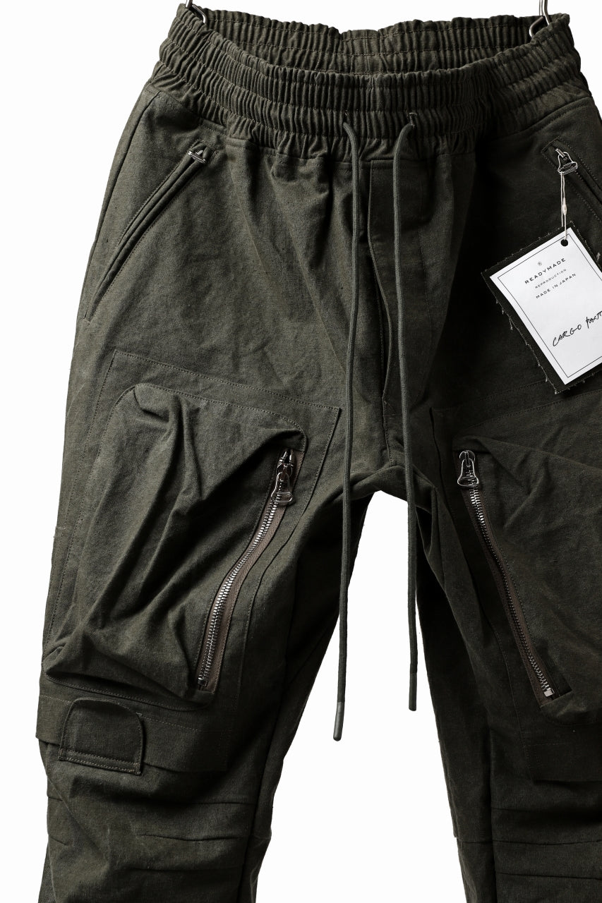 画像をギャラリービューアに読み込む, READYMADE CARGO PANTS (KHAKI GREEN #B)