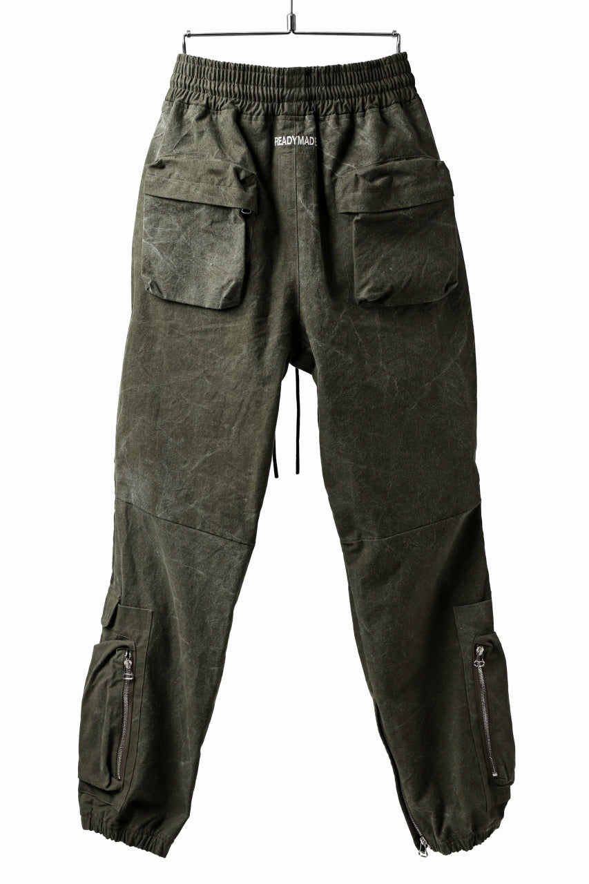 画像をギャラリービューアに読み込む, READYMADE CARGO PANTS (KHAKI GREEN #D)