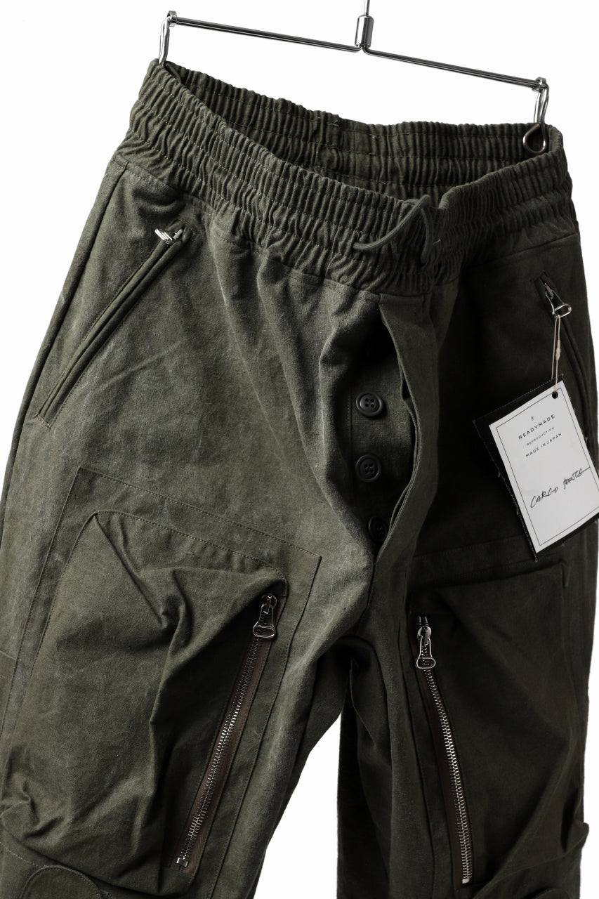 画像をギャラリービューアに読み込む, READYMADE CARGO PANTS (KHAKI GREEN #D)