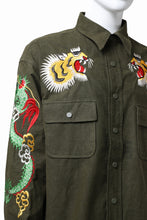 画像をギャラリービューアに読み込む, READYMADE SKA SHIRT-JACKET (KHAKI GREEN)