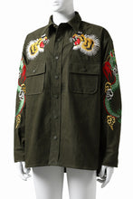 画像をギャラリービューアに読み込む, READYMADE SKA SHIRT-JACKET (KHAKI GREEN)