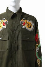 画像をギャラリービューアに読み込む, READYMADE SKA SHIRT-JACKET (KHAKI GREEN)