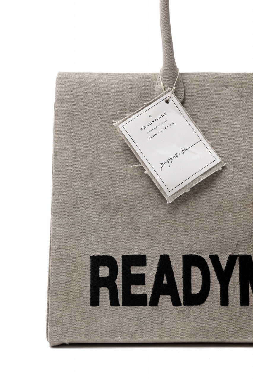 画像をギャラリービューアに読み込む, READYMADE SHOPPING BAG 40 LOGO (WHITE)