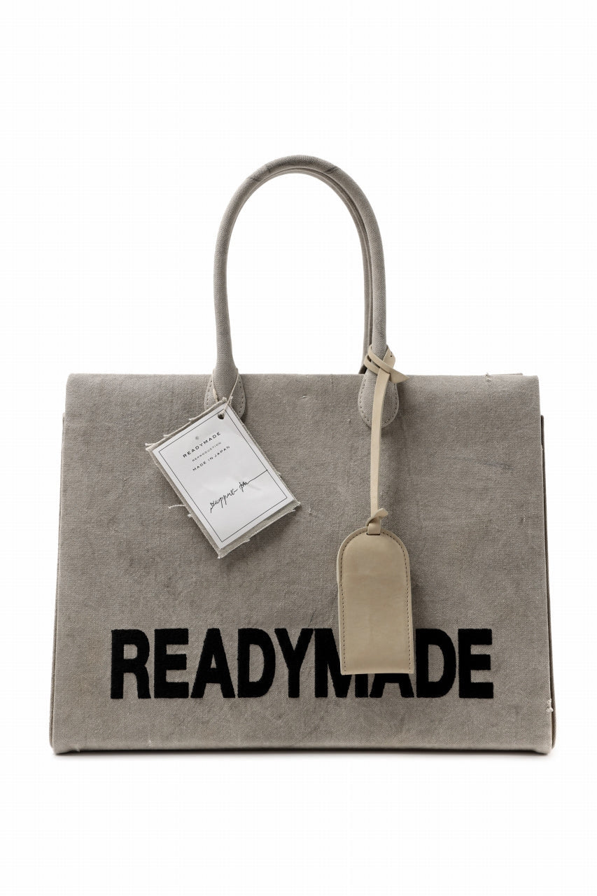画像をギャラリービューアに読み込む, READYMADE SHOPPING BAG 40 LOGO (WHITE)