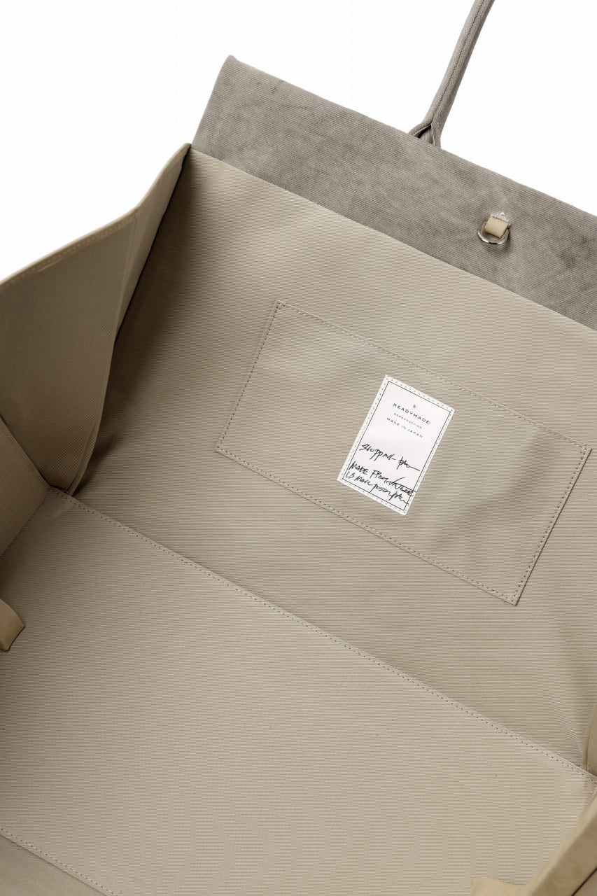 画像をギャラリービューアに読み込む, READYMADE SHOPPING BAG 40 LOGO (WHITE)