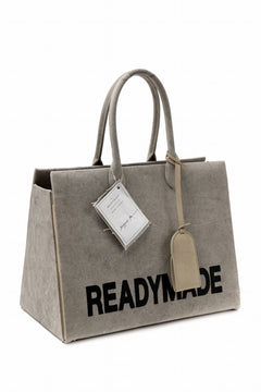 画像をギャラリービューアに読み込む, READYMADE SHOPPING BAG 40 LOGO (WHITE)