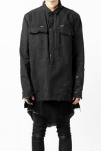 画像をギャラリービューアに読み込む, RESURRECTION x LOOM Re-production ARMY SMOCK SHIRT-JACKET (BLACK)