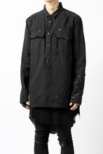 画像をギャラリービューアに読み込む, RESURRECTION x LOOM Re-production ARMY SMOCK SHIRT-JACKET (BLACK)