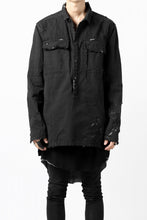 画像をギャラリービューアに読み込む, RESURRECTION x LOOM Re-production ARMY SMOCK SHIRT-JACKET (BLACK)