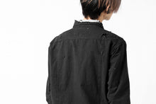 画像をギャラリービューアに読み込む, RESURRECTION x LOOM Re-production ARMY SMOCK SHIRT-JACKET (BLACK)