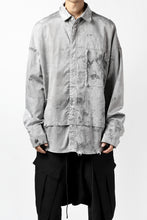 画像をギャラリービューアに読み込む, RESURRECTION x LOOM Re-production DYEING OVERFIT SHIRT (GRAY)