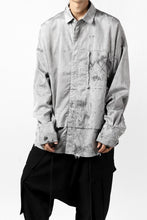 画像をギャラリービューアに読み込む, RESURRECTION x LOOM Re-production DYEING OVERFIT SHIRT (GRAY)