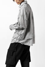 画像をギャラリービューアに読み込む, RESURRECTION x LOOM Re-production DYEING OVERFIT SHIRT (GRAY)