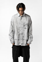 画像をギャラリービューアに読み込む, RESURRECTION x LOOM Re-production DYEING OVERFIT SHIRT (GRAY)